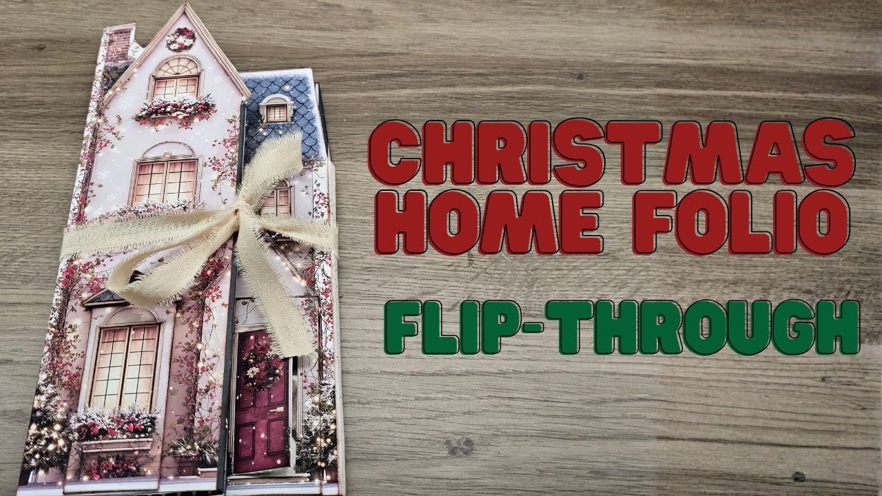 Christmas Home Folio Flip-Through | Vintage Christmas Printable Kit - Hidden Journaling & Ephemera