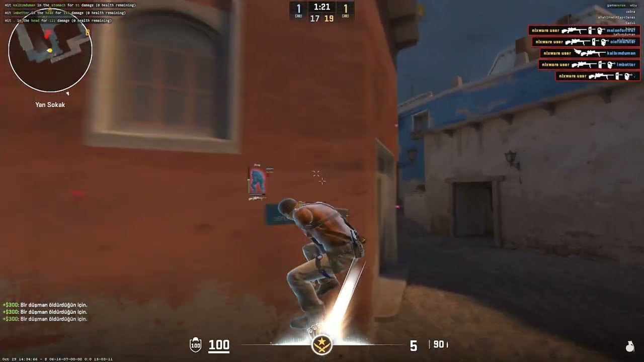 cs2 hvh highlights | ft. gamesense.pub / skeet.cc『8-6K』
