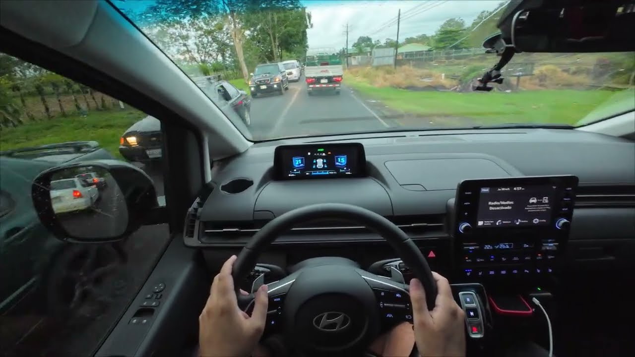 POV - Costa Rica, La Fortuna to El Tanque, driving hyundai staria 2026
