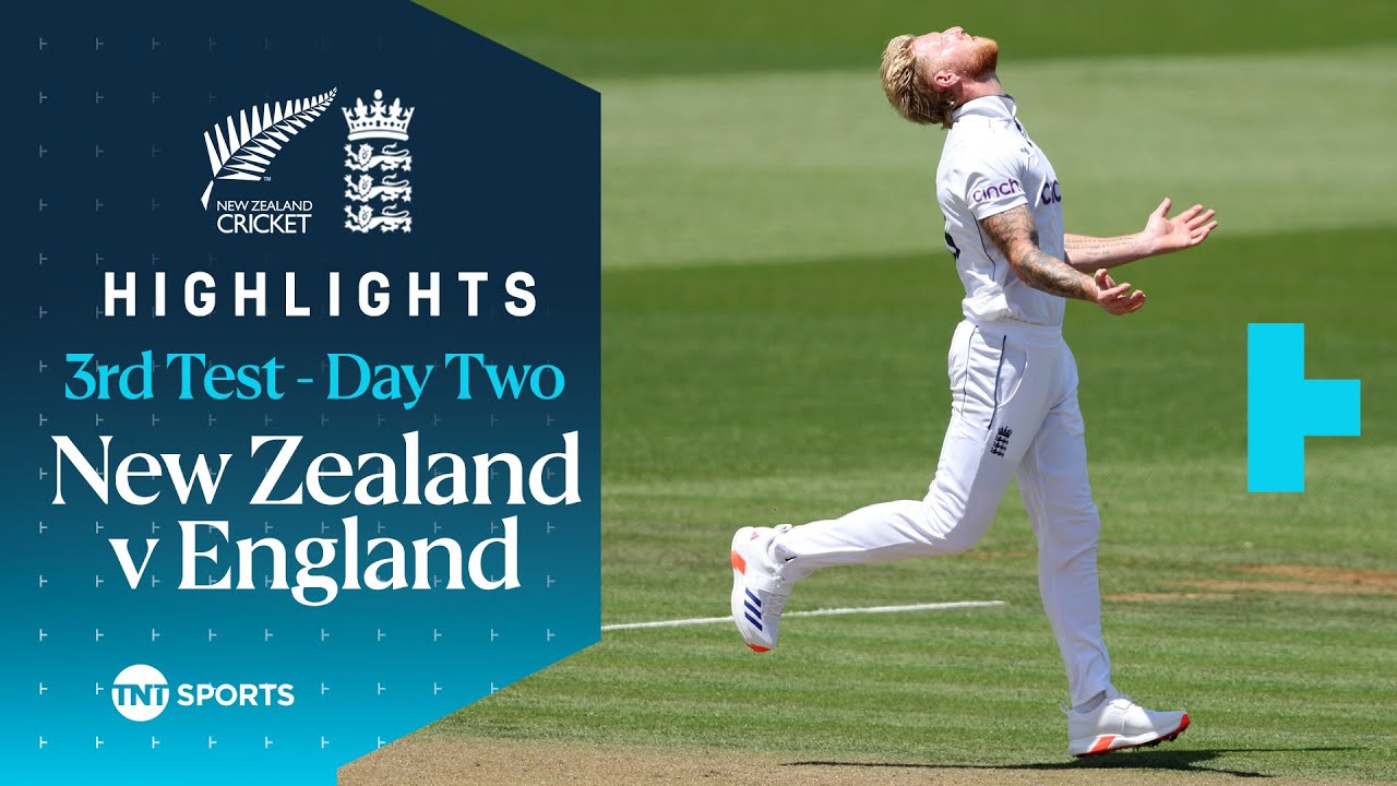 New Zealand vs England 3rd Test (Day 2) 🏏 | New Zealand Dominance 💪 | TNT Cricket Highlights