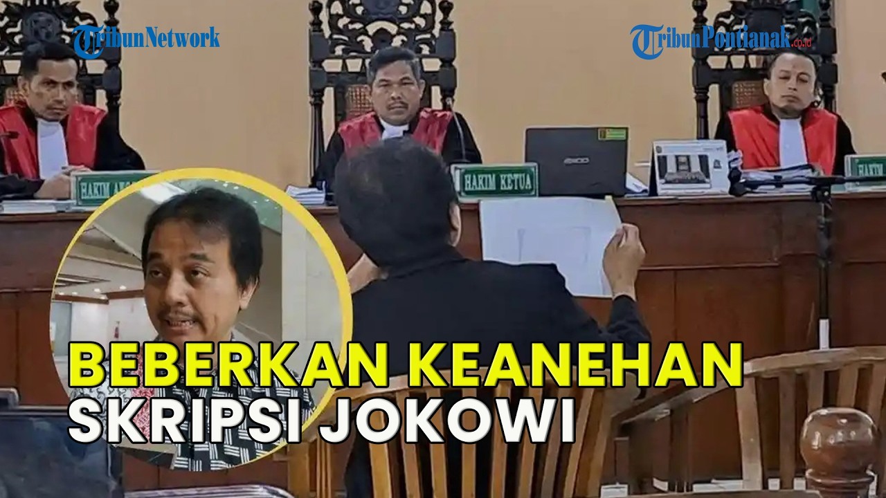 ROY SURYO BEBERKAN KEANEHAN SKRIPSI JOKOWI DI DEPAN HAKIM❗ DARI KERTAS HINGGA NIHIL LEMBAR PENGUJIAN