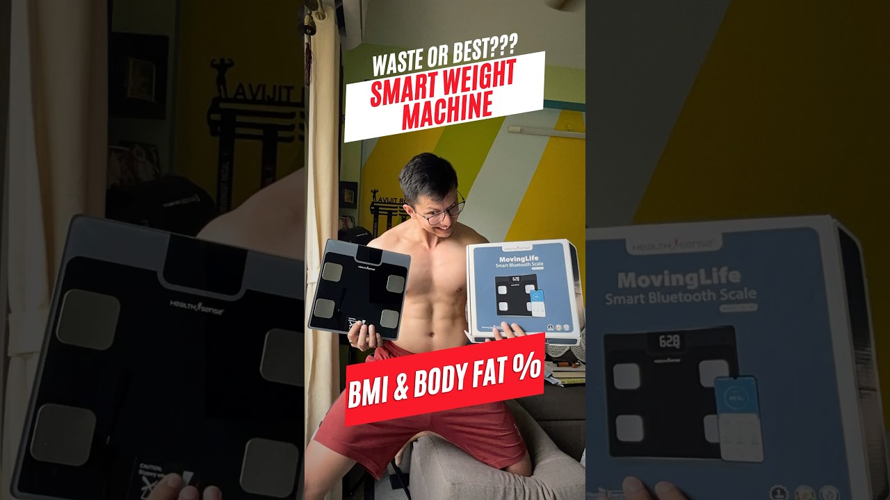 Smart BMI Weight Machine With Body Fat % Analyser 