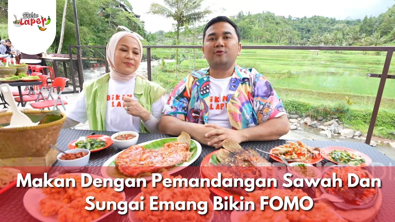 Makan Dengan Pemandangan Sawah Dan Sungai Emang Bikin FOMO -BIKIN LAPER(31/10/25)P4