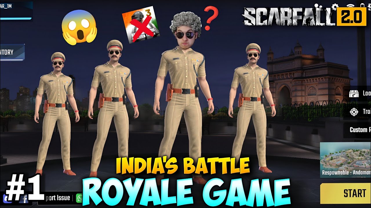 SCARFALL 2.0 FULL GAMEPLAY AFTER UPDATE || 😈 BGMI❌ SF2.0👍|| INDIAN BATTLE ROYALE GAME