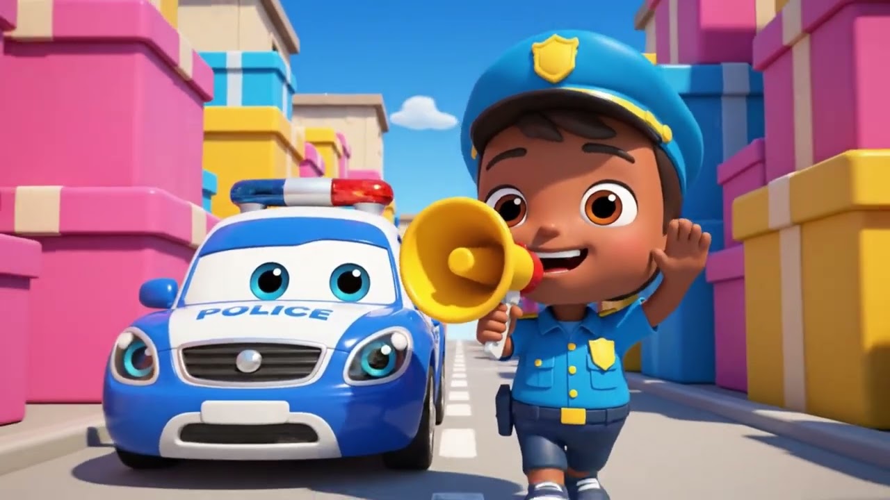 Penny the Police Car Patrol Song 🚔 | Fun Learning Cartoon for Kids