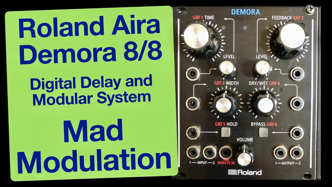 Roland Aira Demora Delay: Mad Sequencing and Modulation