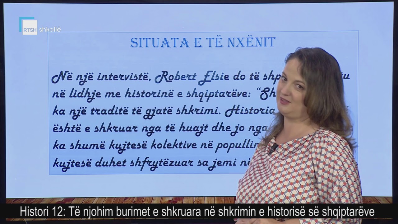 Histori 12 - Të njohim burimet e shkruara në shkrimin e historisë