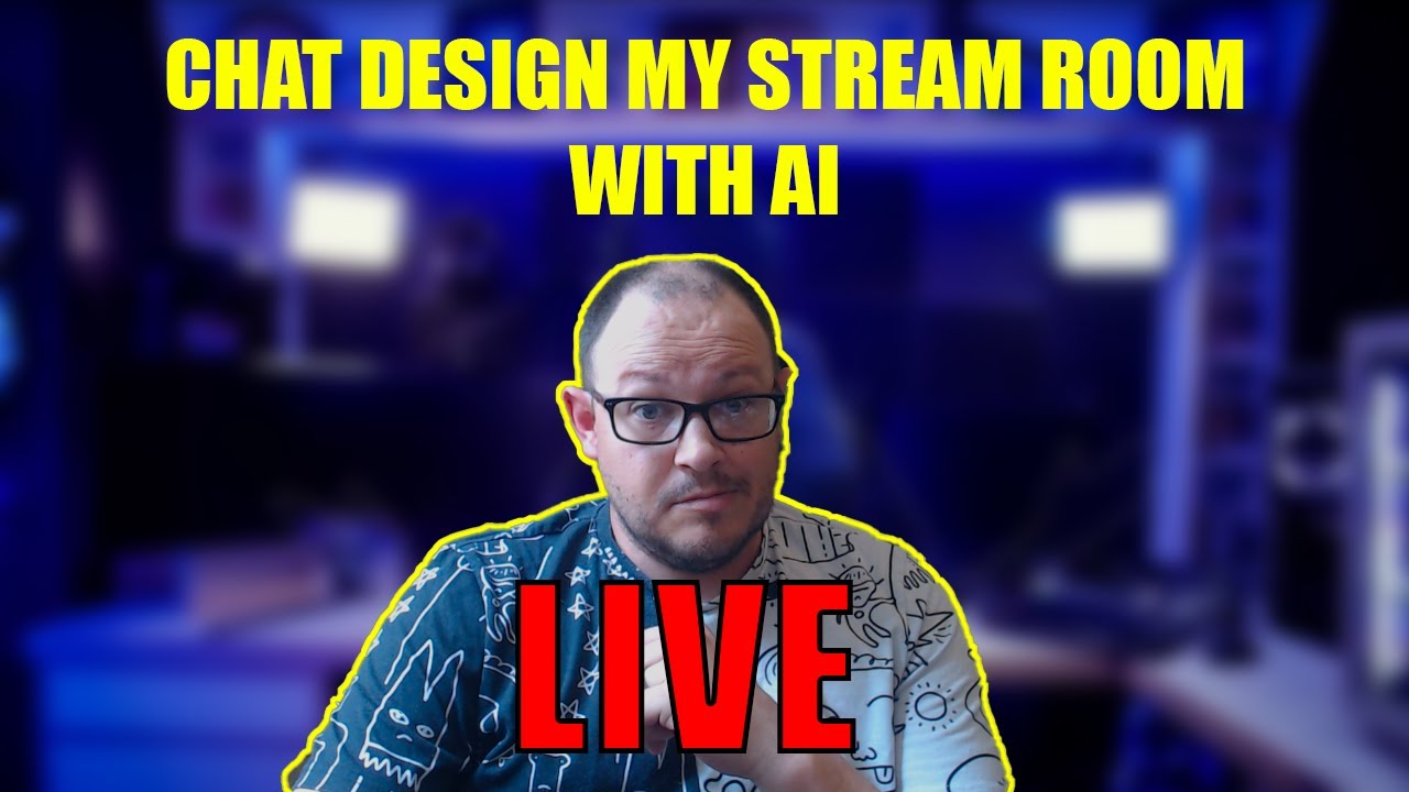 DESIGNING A STREAM ROOM WITH AI #AI #PHOTOSHOP #HOWTO