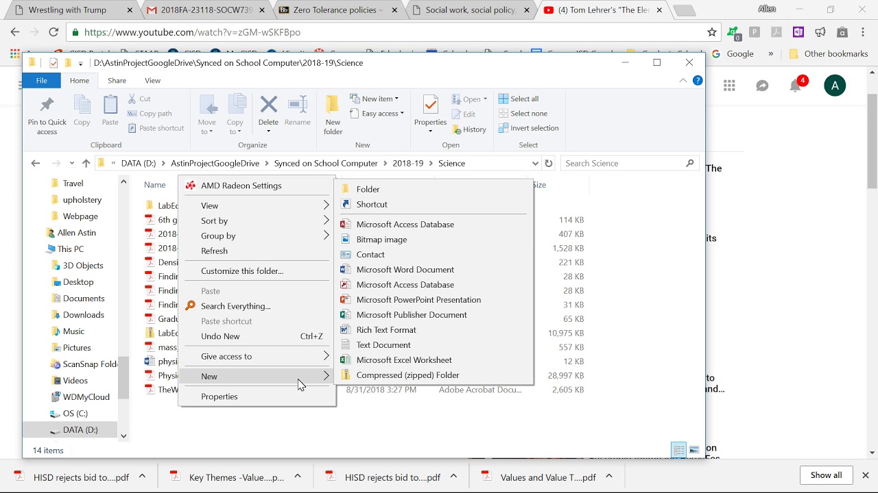Create Link to Web Page in a Folder Windows 10
