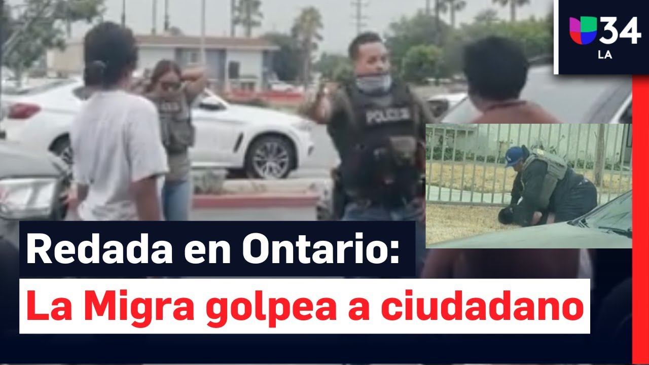 Padre detenido en operativo migratorio: sus hijos intentaban protegerlo