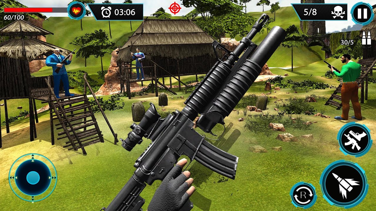 FPS Terrorist Secret Mission: Shooting Games 2020 (Survival Mode)