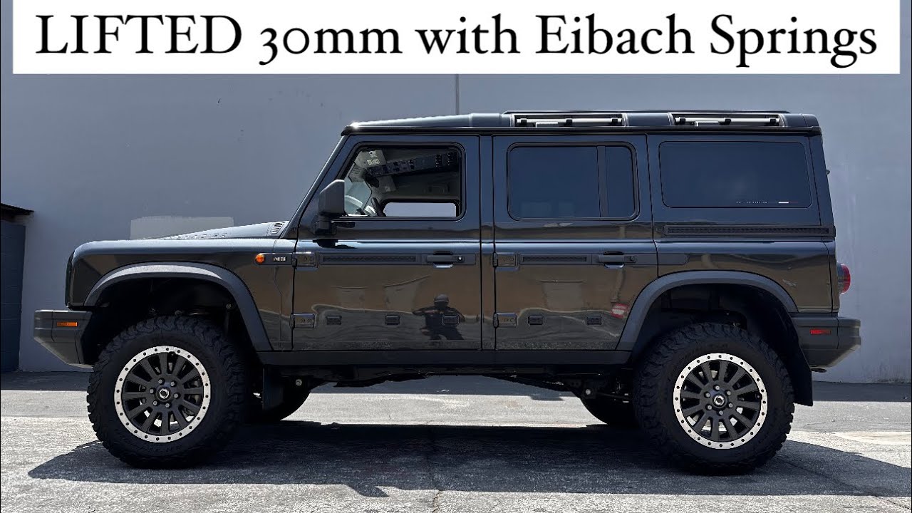 INEOS Grenadier with Eibach Lift Springs!