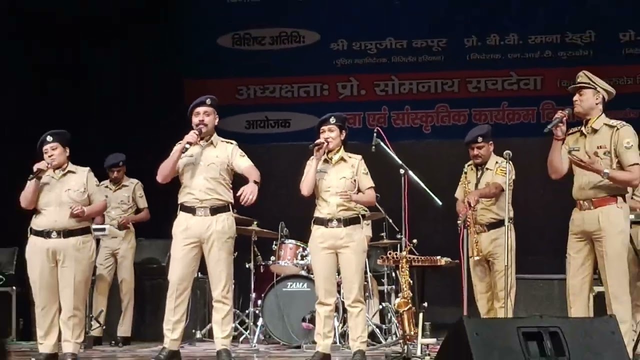 Himachal Police Band Show in Kurukshetra University