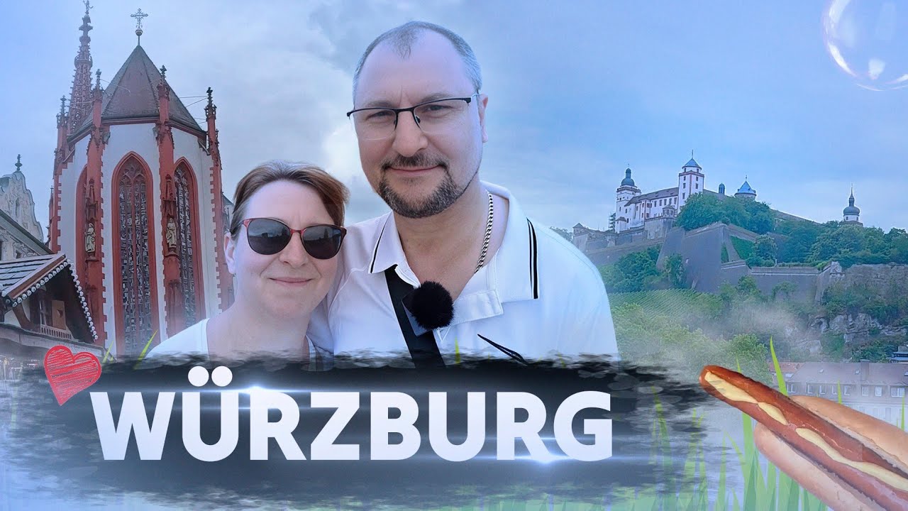 Самый чистый и красивый старинный город Германии. Würzburg. Наше путешествие . часть 2. Влог.