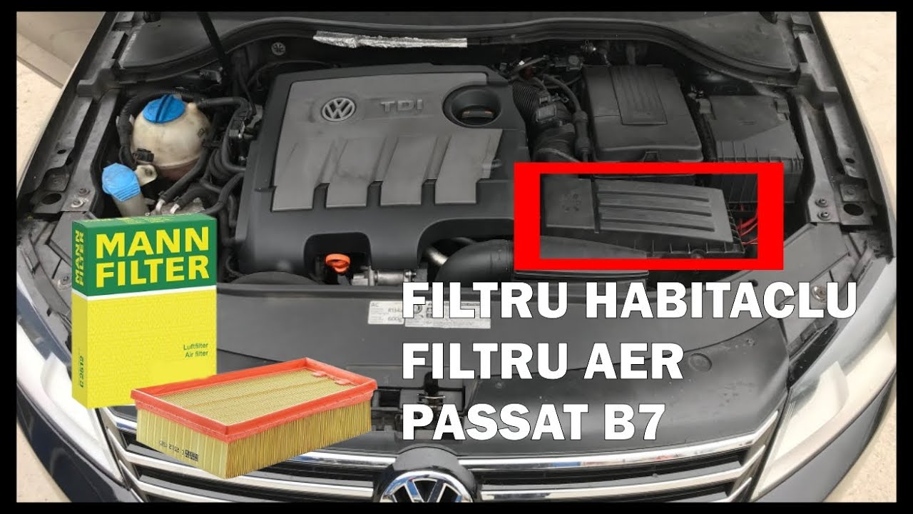 Cum schimbam filtru de habitaclu si filtru de aer la Passat B7?