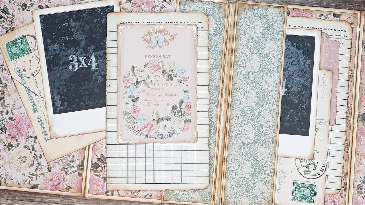 More Mats + Post Card & Photo Mat Inserts + Vintage Ledger Booklets
