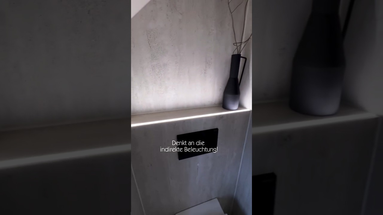 Indirekte Beleuchtung mit LED Beleuchtung Badezimmer indirektes Licht Wohnung LED Lichter Lampen