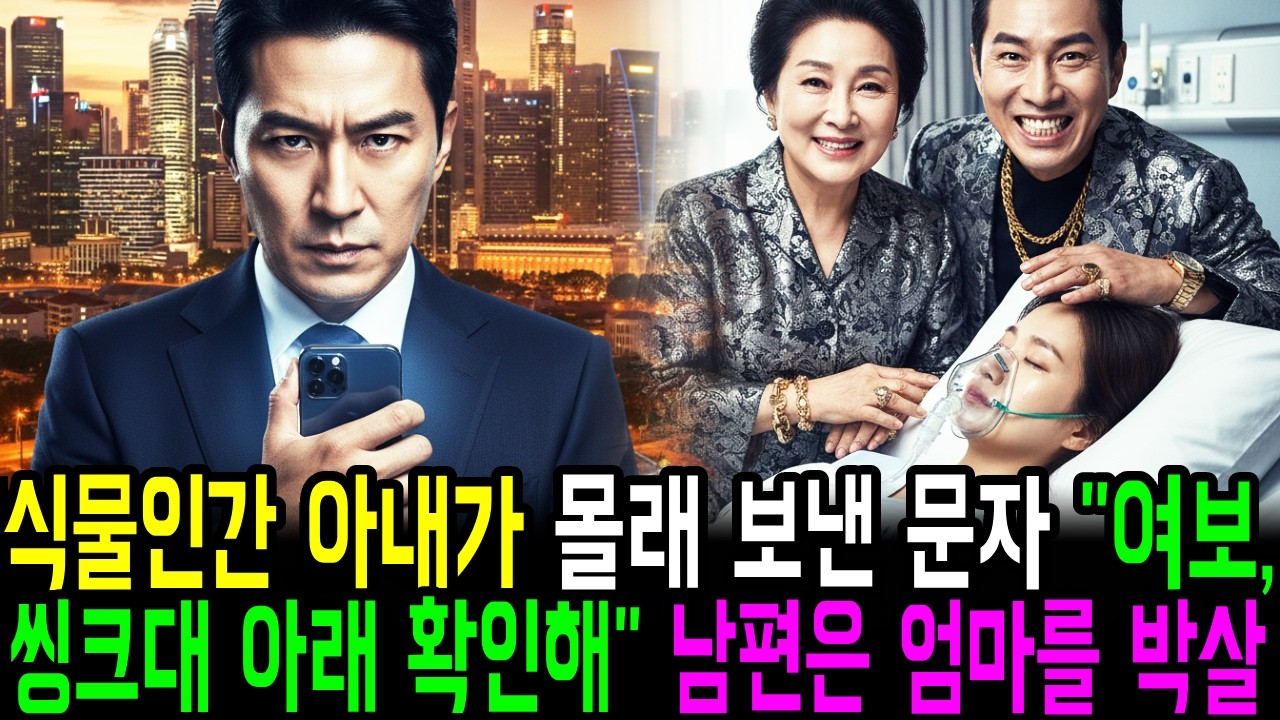 식물인간 아내가 몰래 보낸 문자 