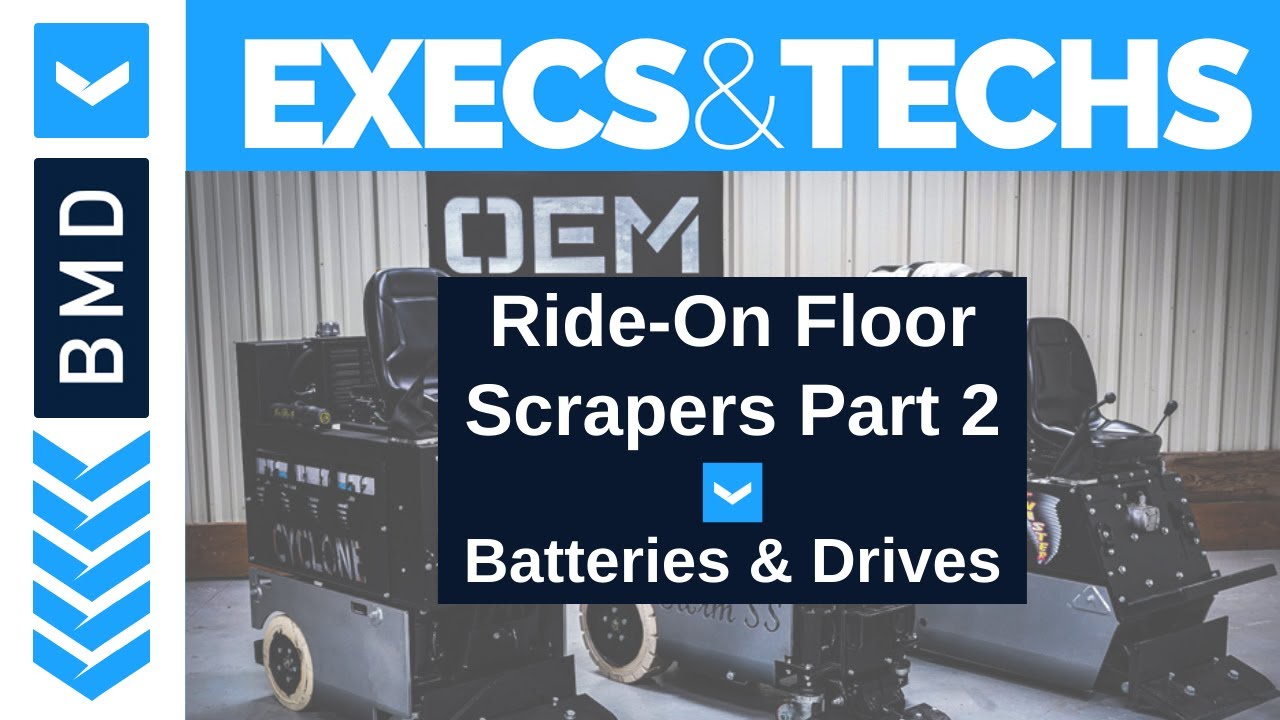 Battery Advantages & Hydrostatic vs. Direct Drives | Ride-On Floor Scrapers Part 2
