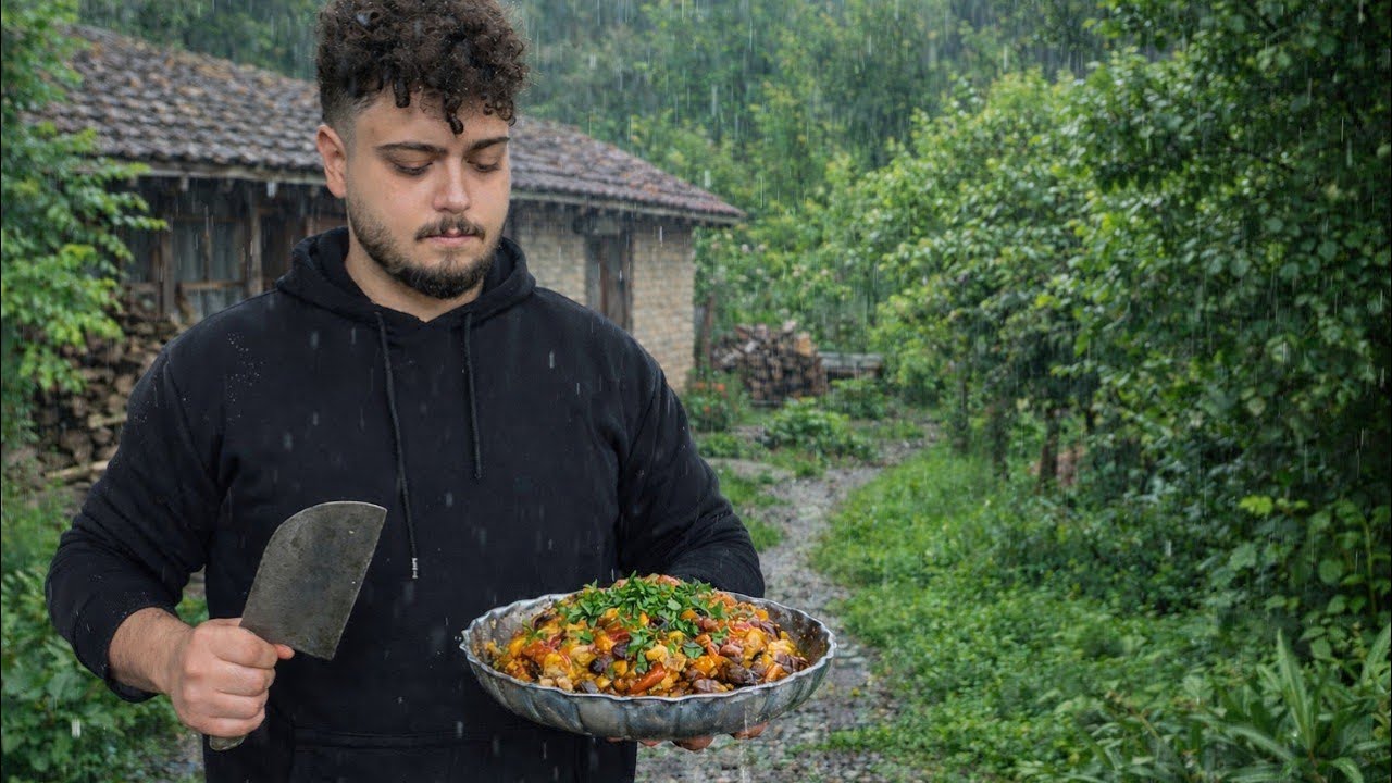 Legendary Ratatouille in Heavy Rain | Relaxing Nature Sounds (ASMR)