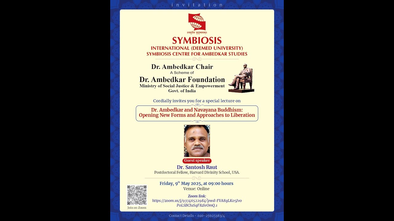 Dr. Ambedkar and Navayana Buddhism: New Forms & Approaches to Liberation | Dr. Santosh Raut
