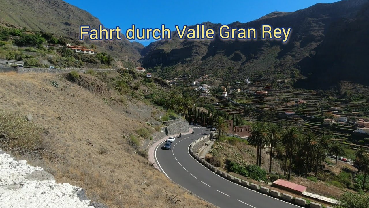 La Gomera - Runde durch Valle Gran Rey mit dem Scooter.
