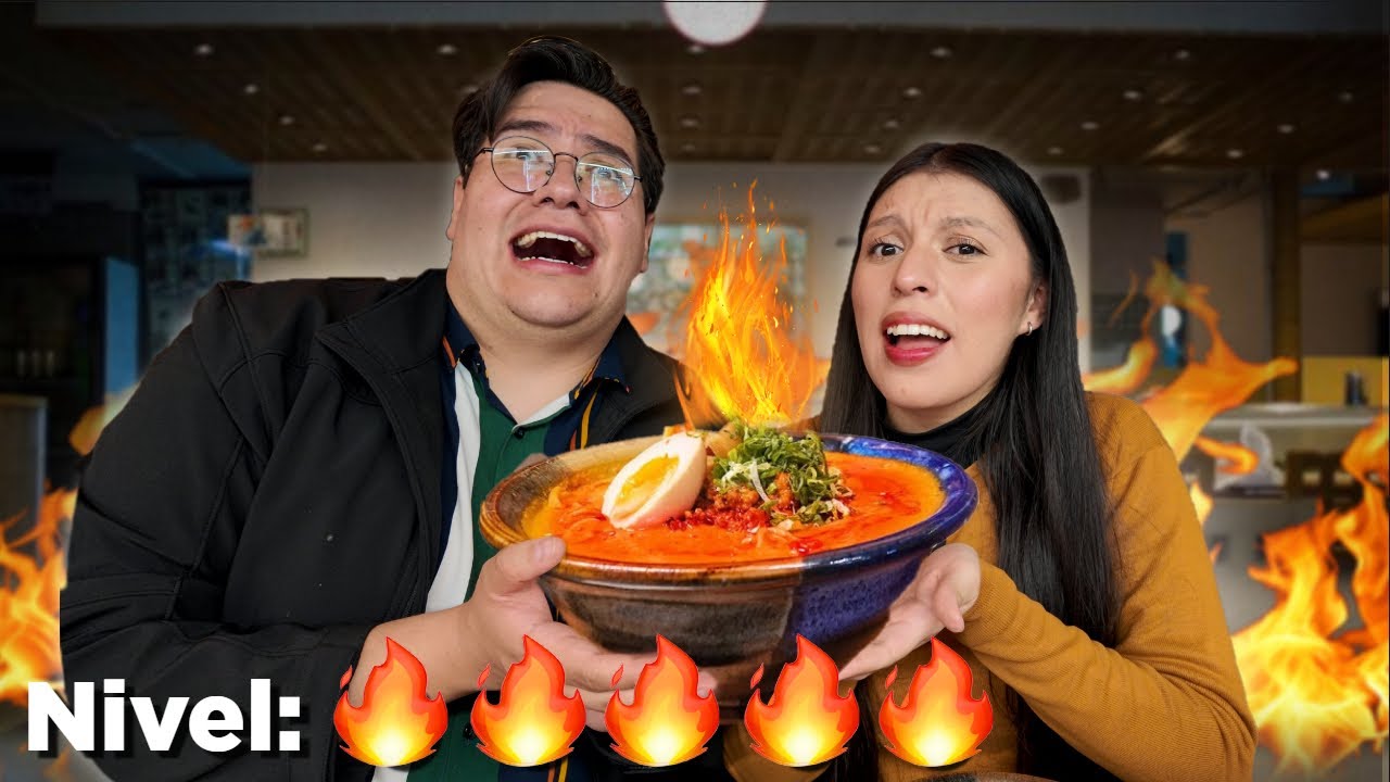 El primero que TOME AGUA comiendo el RAMEN MAS PICANTE pierde 😈
