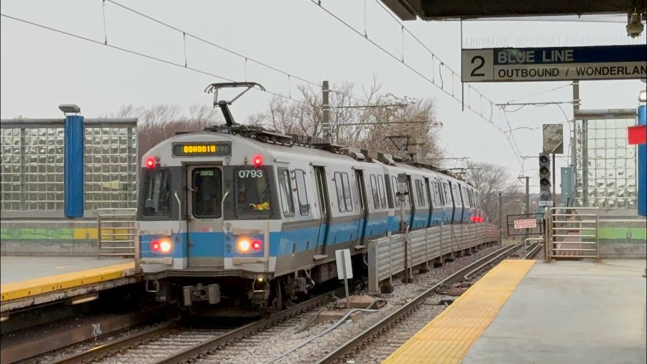 MBTA Railfanning 53 Mins of Subway Ted Orange And Blue line Trains fanning