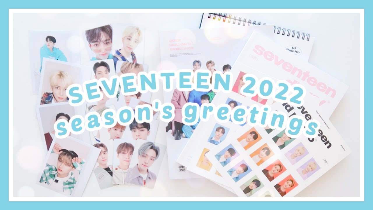 ✧ SEVENTEEN 2022 SEASON'S GREETINGS ✧ Seventeen Magazine, Photocards, Calendar, Diary, & More!
