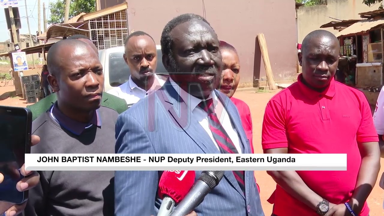 Security maintains a tight grip on NUP leader's home