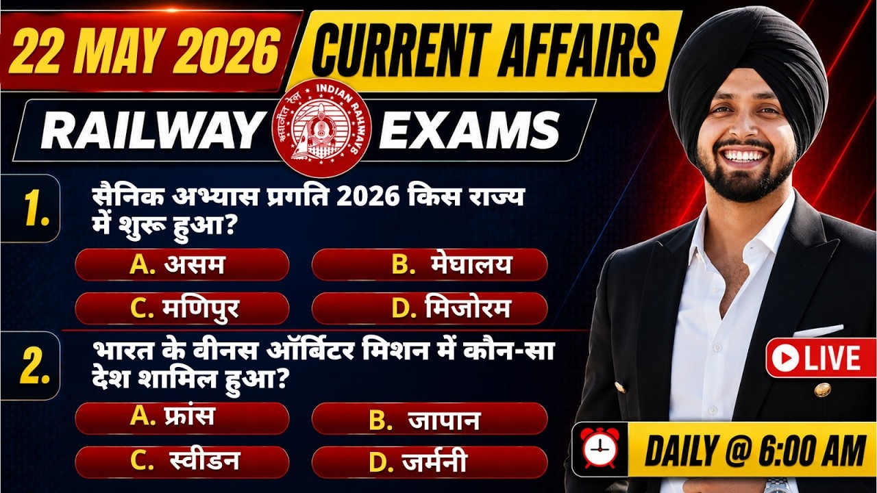 22 May Current Affairs 2026 | Current Affairs Today | Current Affairs By Gagan Sir