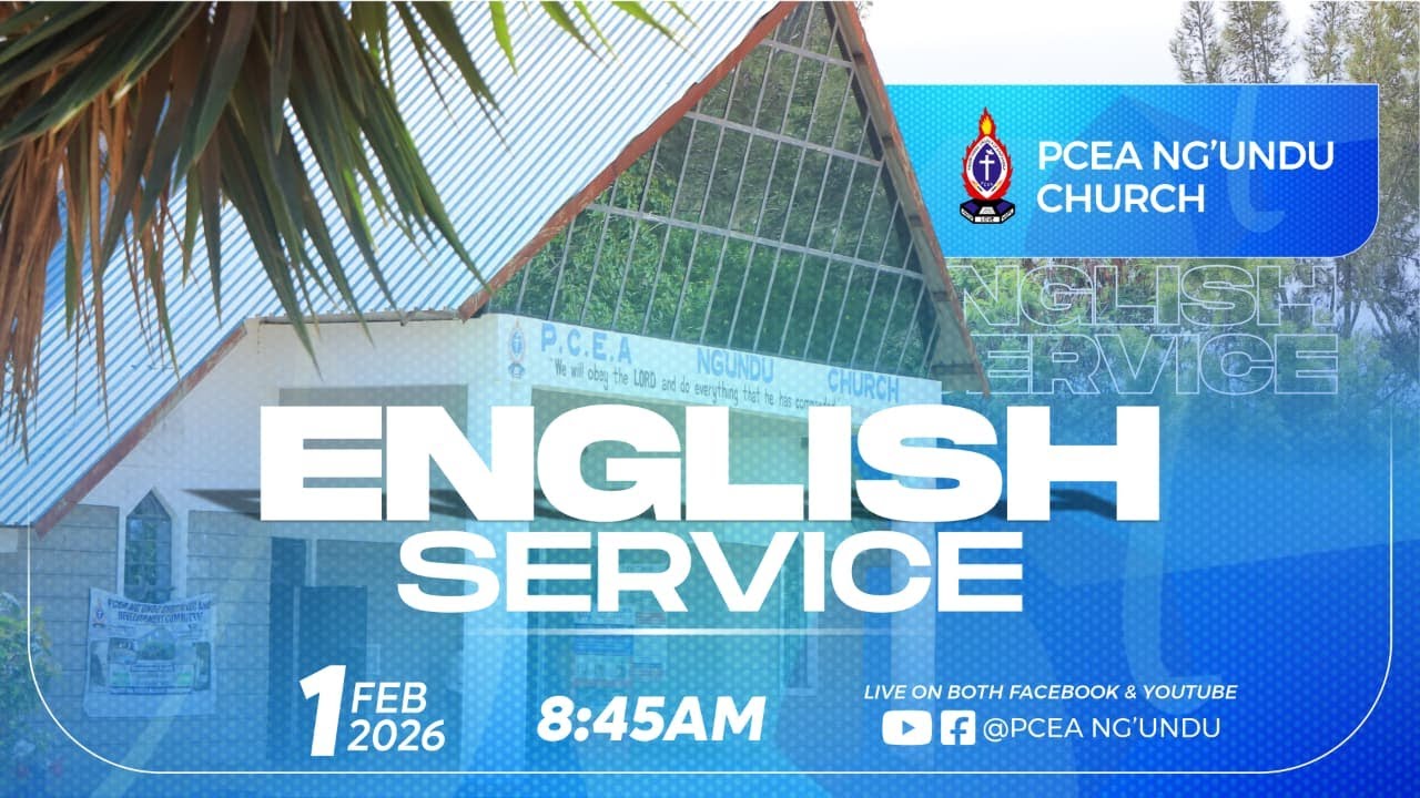 LIVE 🔴 || PCEA NG'UNDU CHURCH | ENGLISH SERVICE | 1ST FEVRUARY 2026