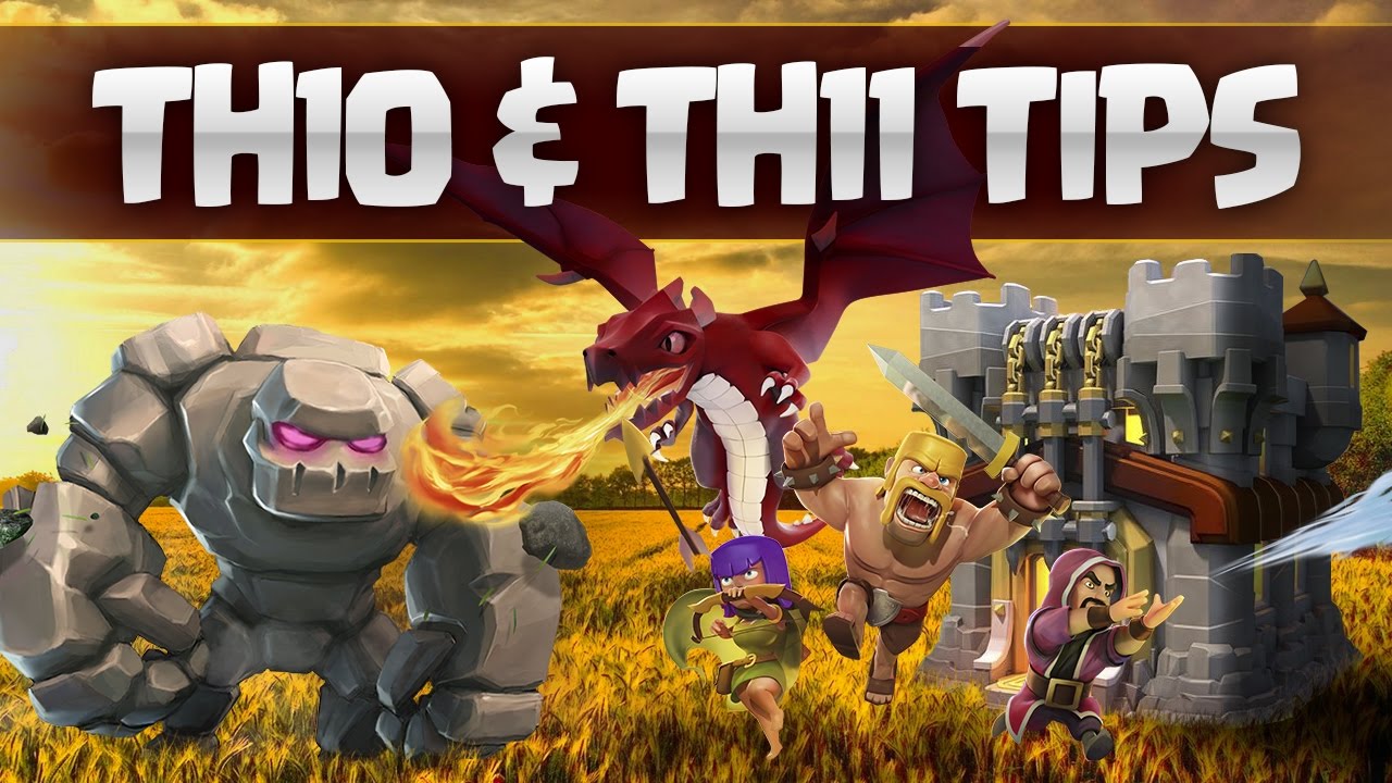 Clash of Clans: TH10 & TH11 TIPS - Ring Bases & Scouting