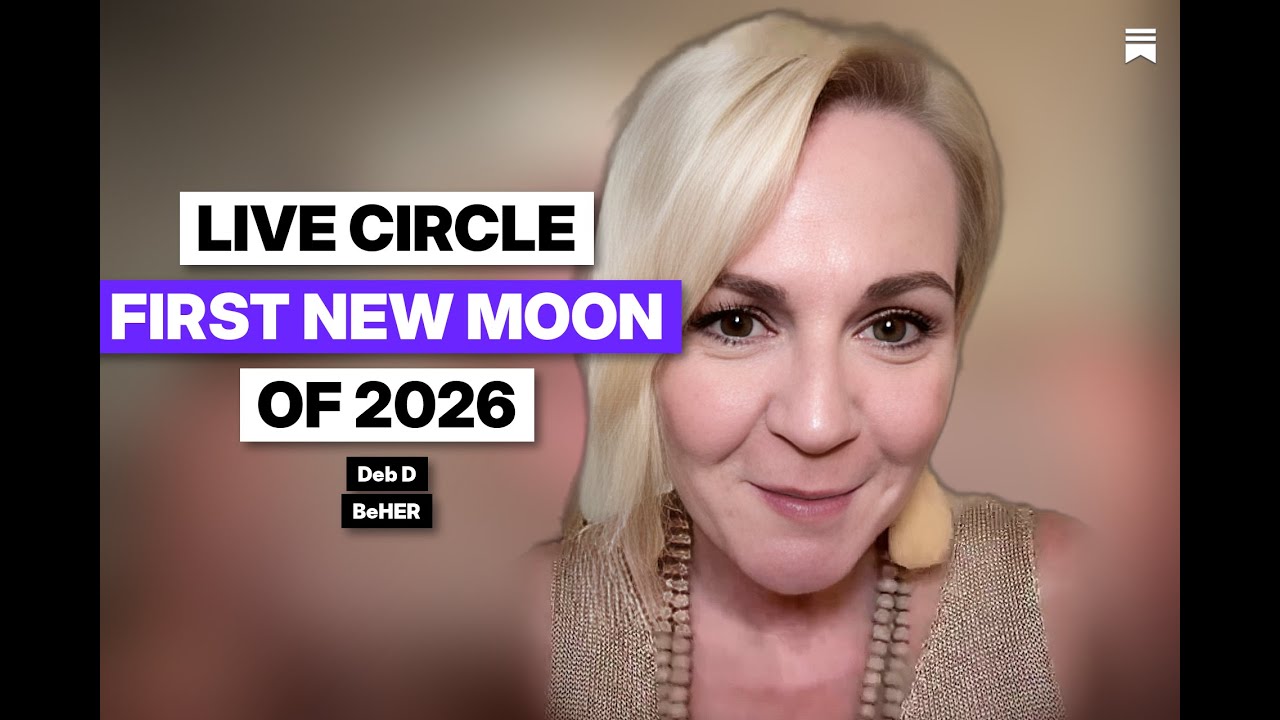 LIVE Circle for the First NEW Moon of 2026
