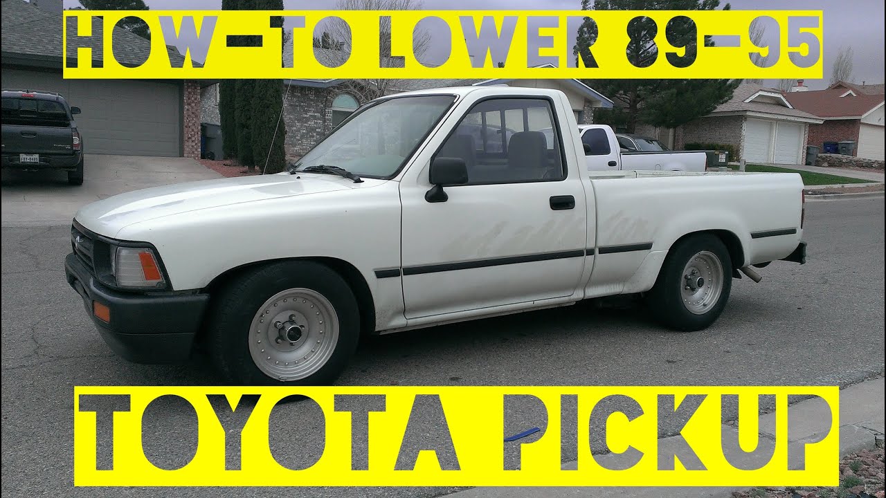 How To Lower 1994 Toyota Pickup 2wd (89-95 models) Belltech SP444 DIY