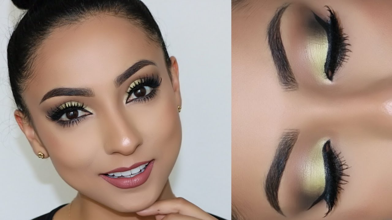 MAQUILLAJE​ ​AMARILLO PARA PRIMAVERA ♥♥♥​ YELLOW EYE  MAKEUP TUTORIAL ♥♥♥​ ​Andy​ ​Lo