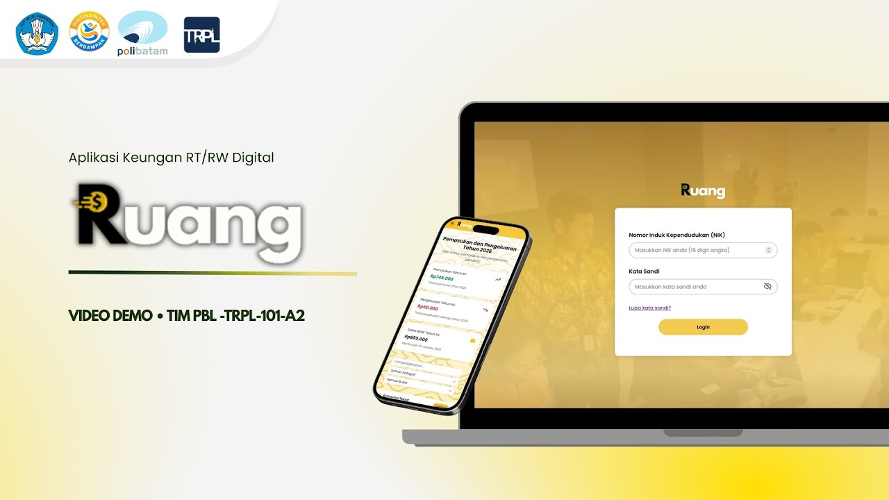 Demo Website RUANG  | PBL-TRPL-101-A2