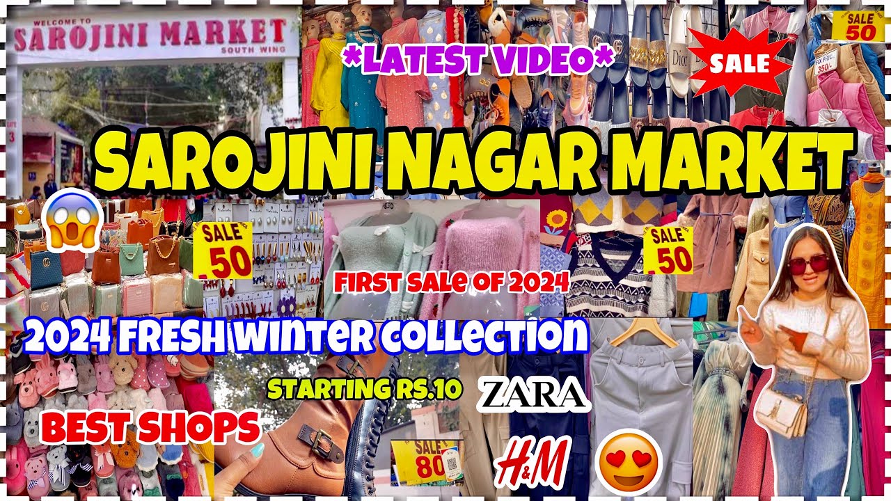 Sarojini Nagar Market Delhi |🫣❤️Winter 2024 Collection Sarojini market |delhi sarojini nagar market