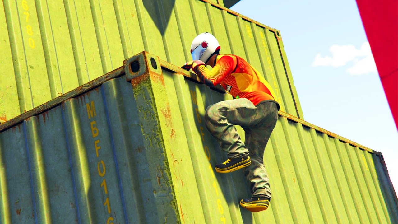 FUNNY ASSASSIN'S CREED PARKOUR - GTA 5 ONLINE