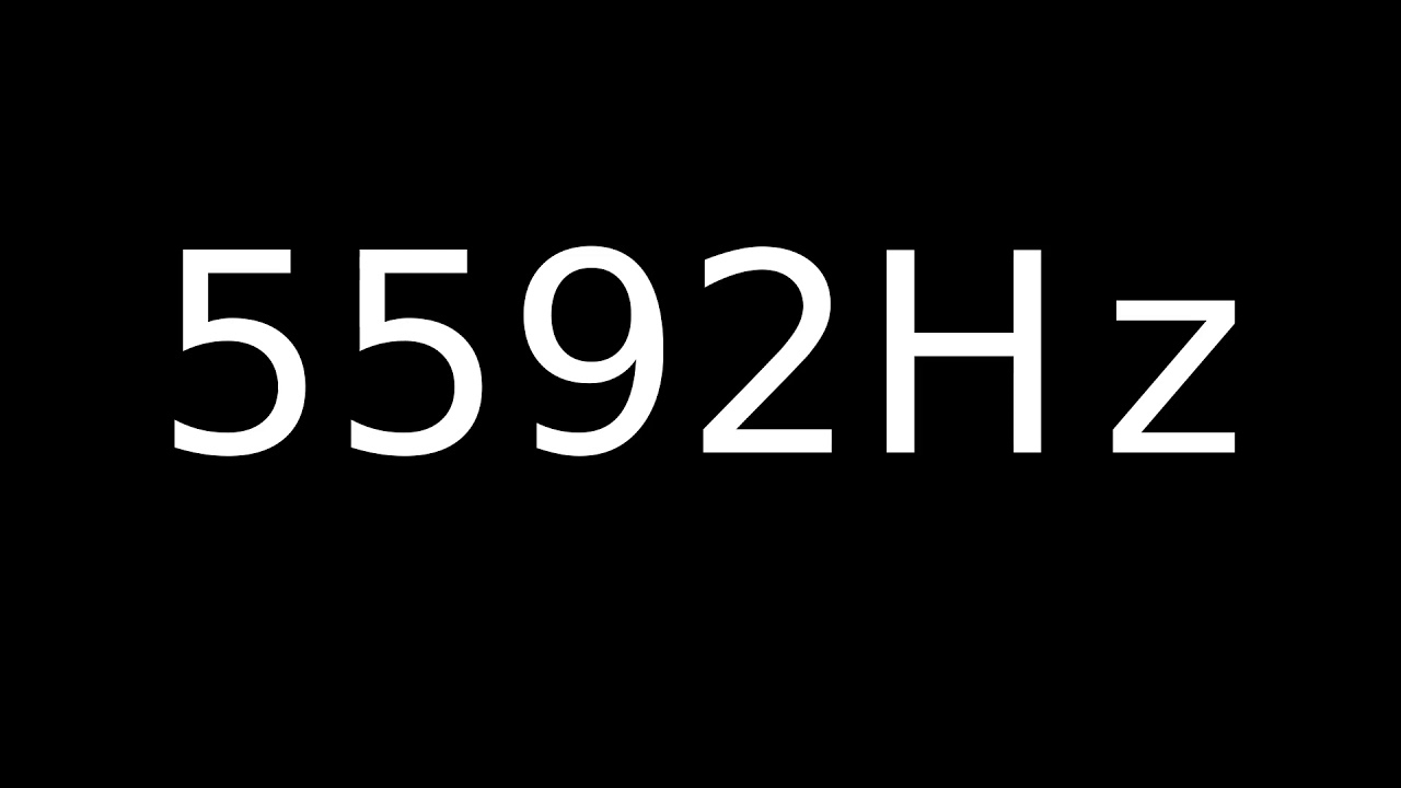 Speaker Sound Test 5592Hz