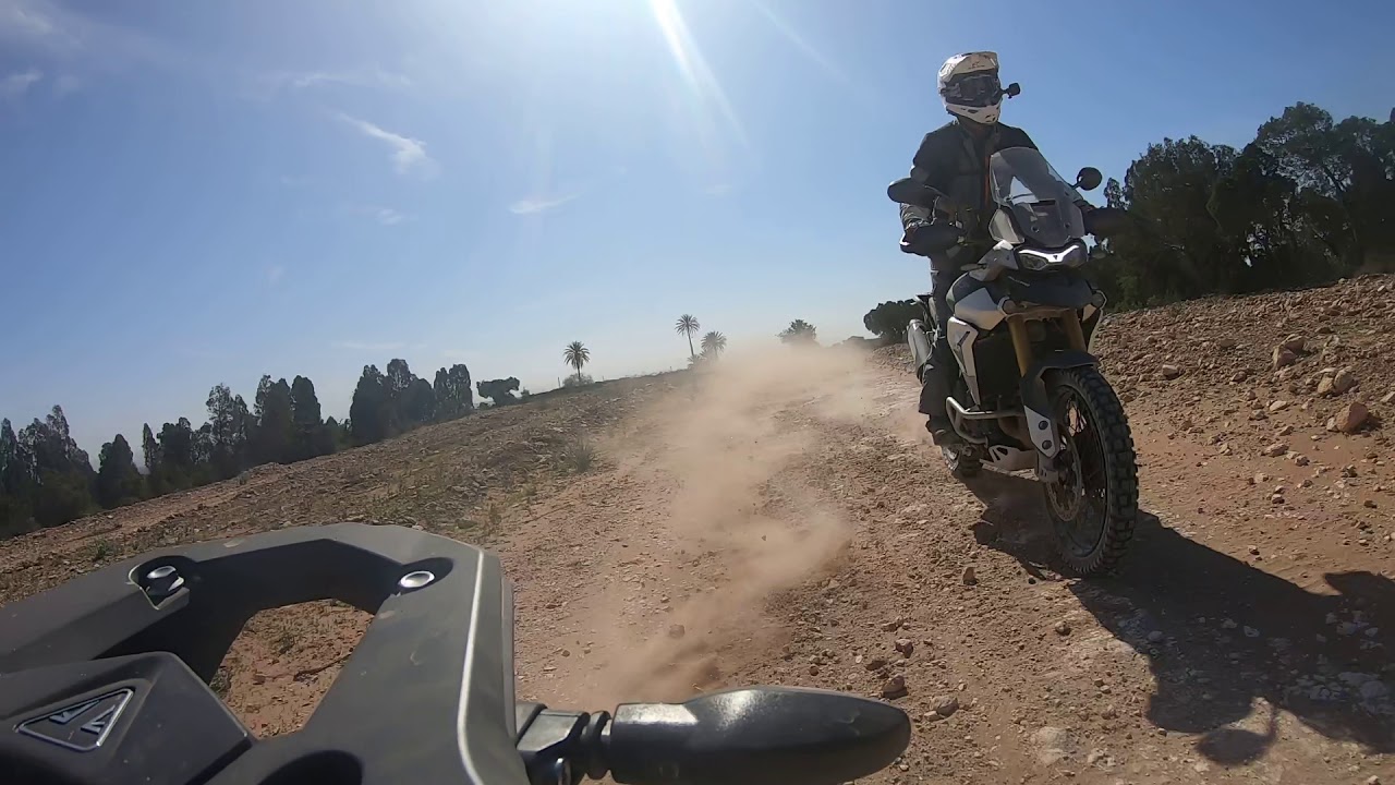 #Tiger900RallyPro on hard terrain