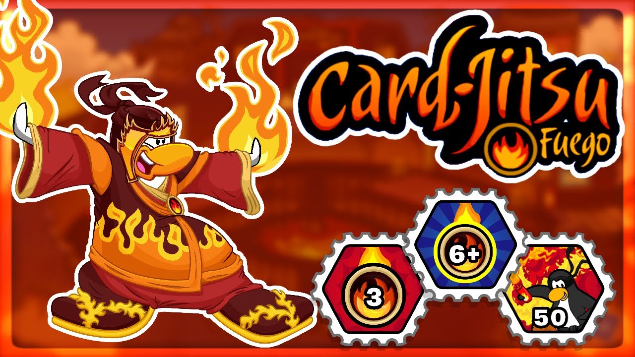 Card-Jitsu Fuego - Todas Las Estampillas | New Club Penguin