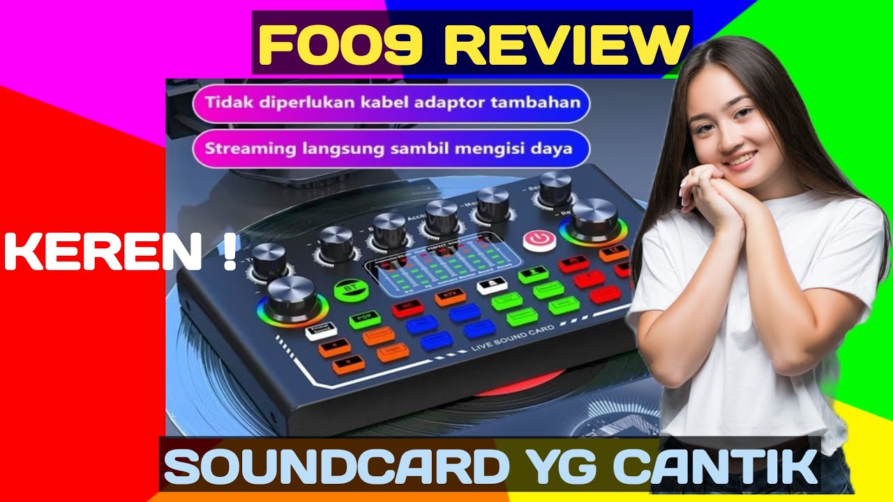 F009 SOUNDCARD REVIEW ][ SUARA JERNIH !!