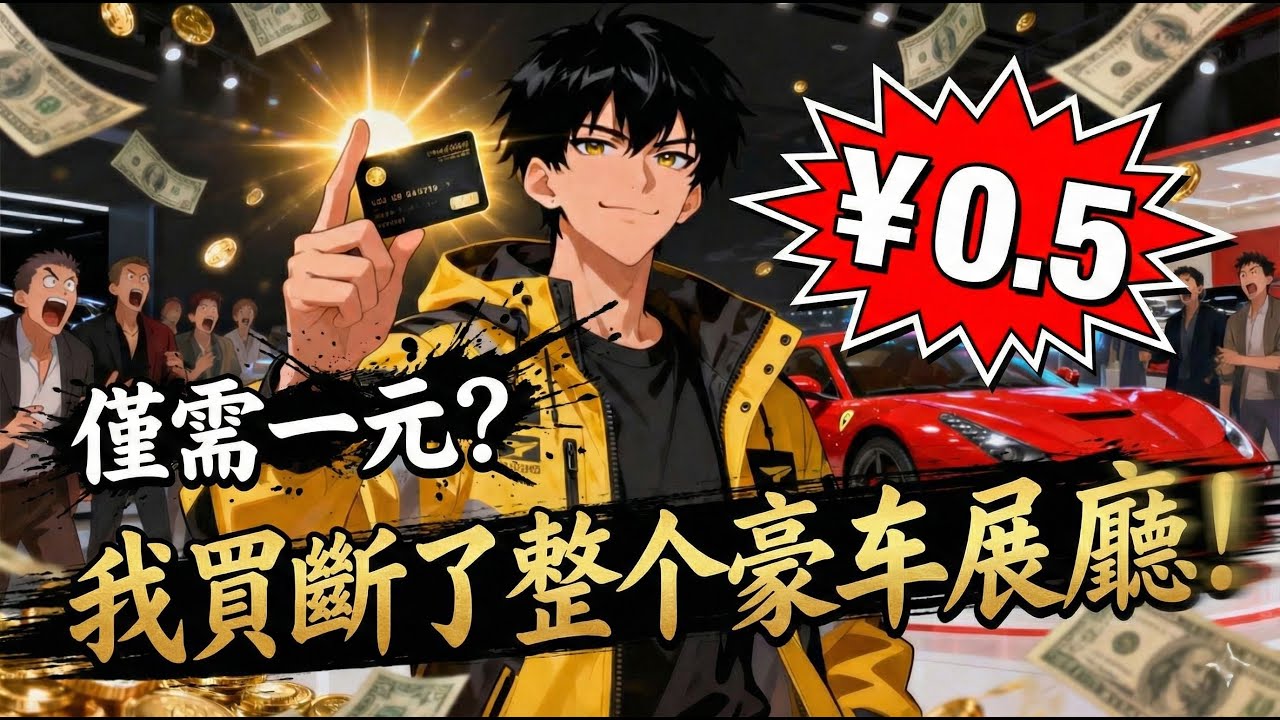 🔥Eng Sub【全球物價暴跌一百萬倍】豪車只要5毛錢？外賣小哥手握百元巨款，一夜之間買下整座城市！富二代看傻了！#動漫 #合集 #無敵