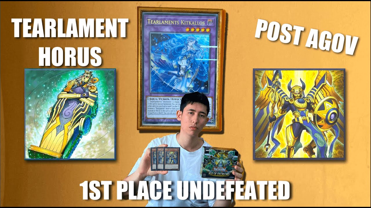 1ST PLACE UNDEFEATED HORUS TEARLAMENTS (Post AGOV) ft. @JojosASMR Yu-Gi-Oh!
