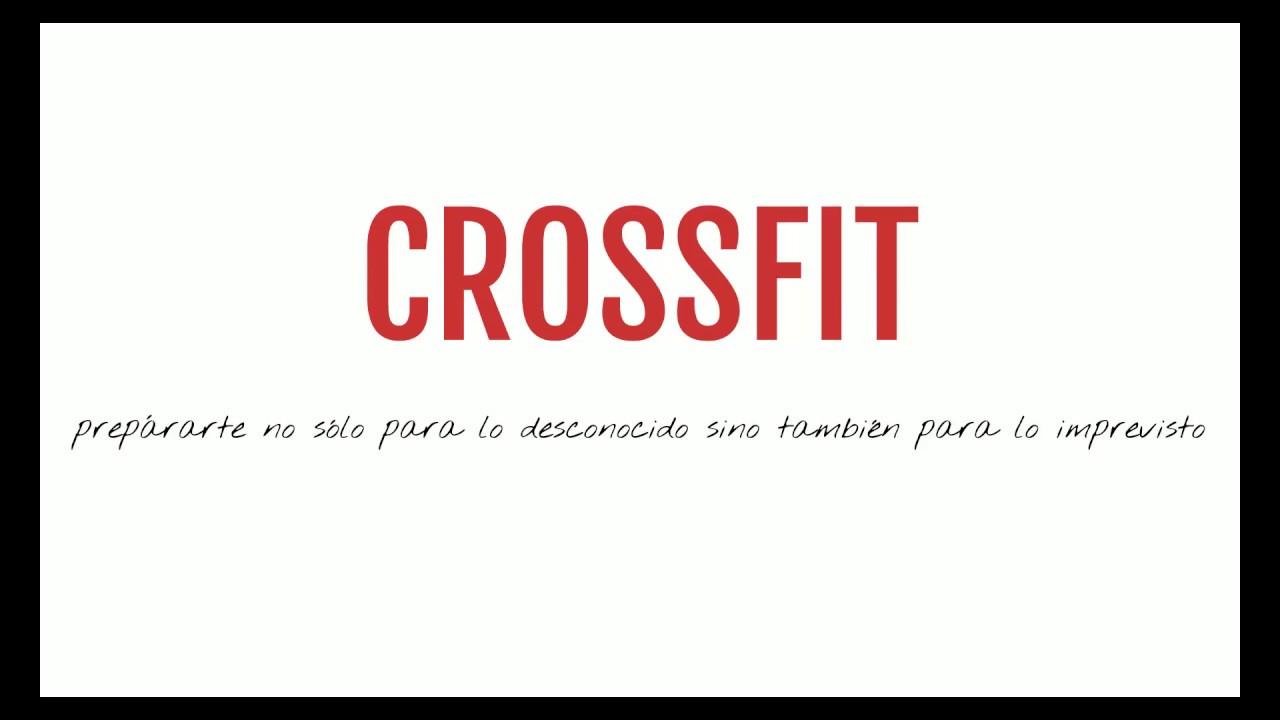 Historia del Crossfit