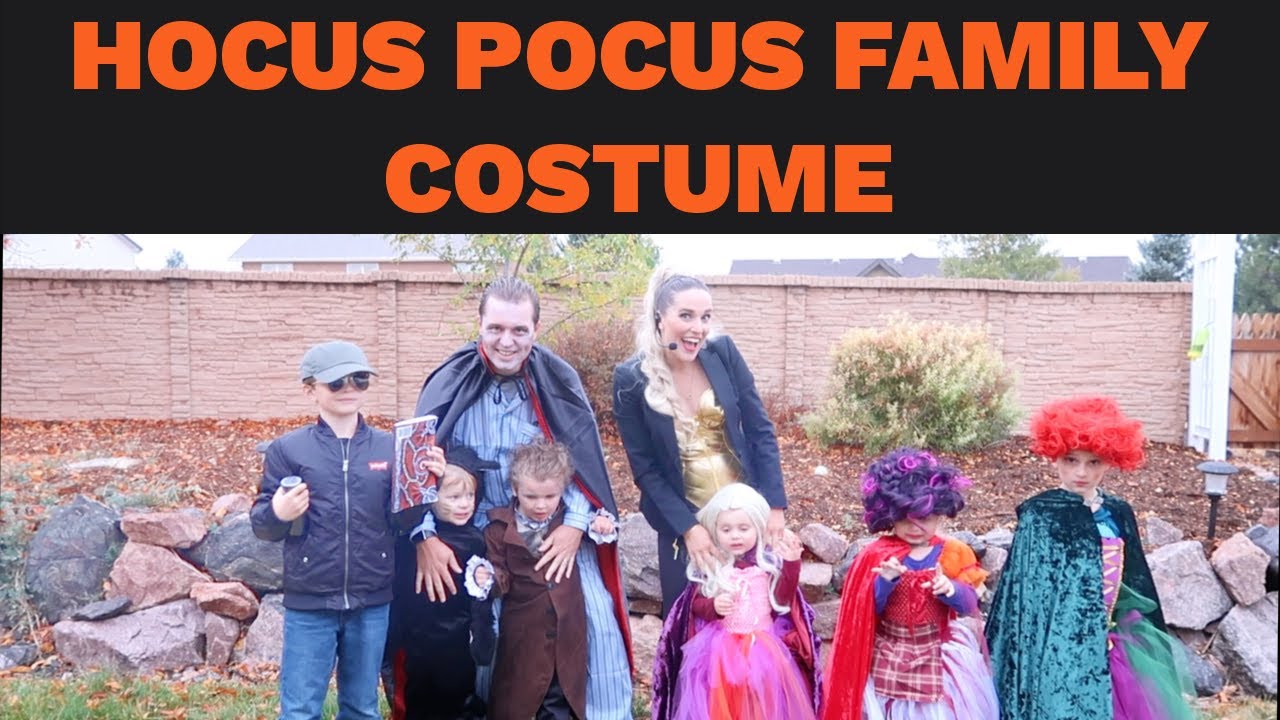 HOCUS POCUS THEME FAMILY COSTUME