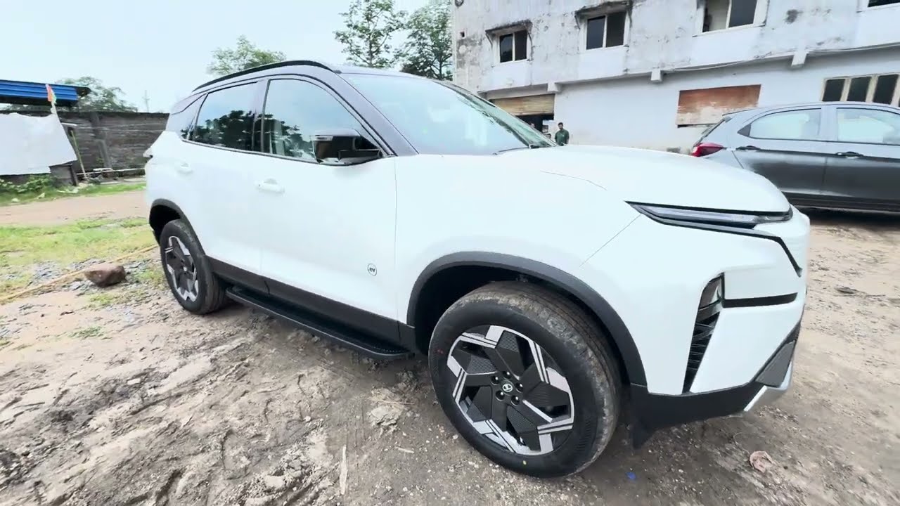 TATA HARRIER EV EMPOWERED 75 ACFC QWD WHITE WALKAROUND #cars #walkaround #tatacars #tatamotors 