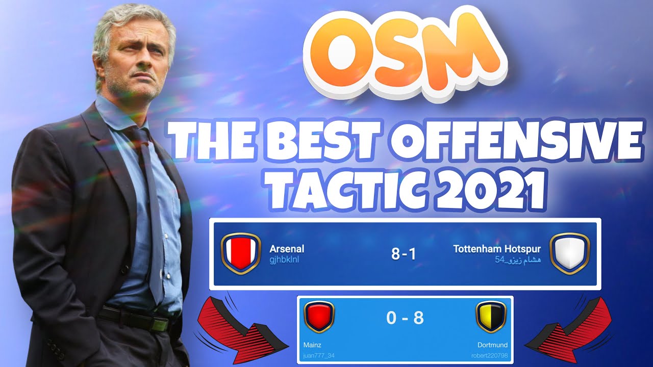 OSM 2021 | THE BEST OFFENSIVE TACTIC OF THE YEAR !! DON´T STOP SCORING GOALS WITH THIS TACTIC !!