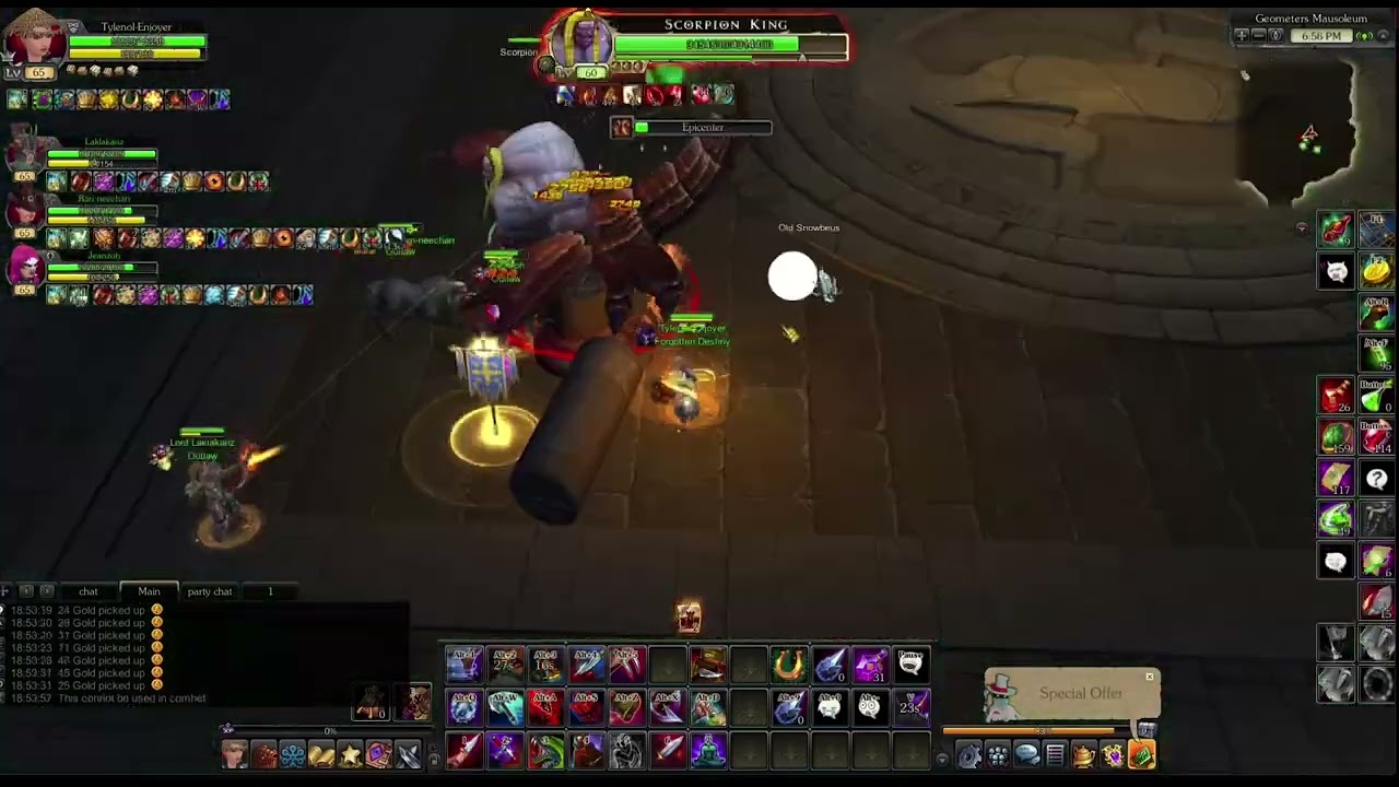Royal quest 4ki / sk dungeon our tank Hunter 65 :D Ran-neechan